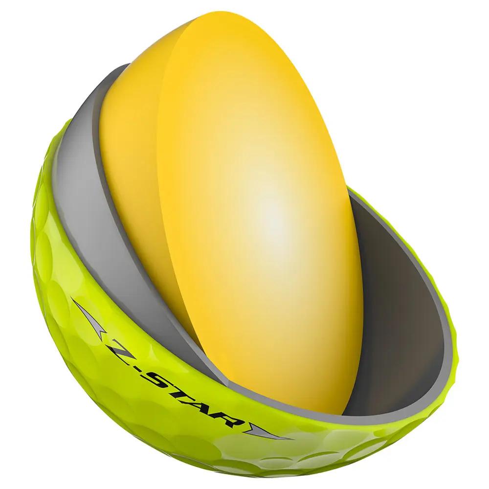 Boîte de 12 Balles de Golf Srixon Z-Star Jaune New – Image 6