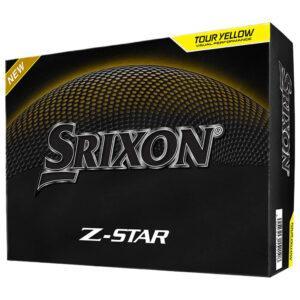 Boîte de 12 Balles de Golf Srixon Z-Star Jaune New