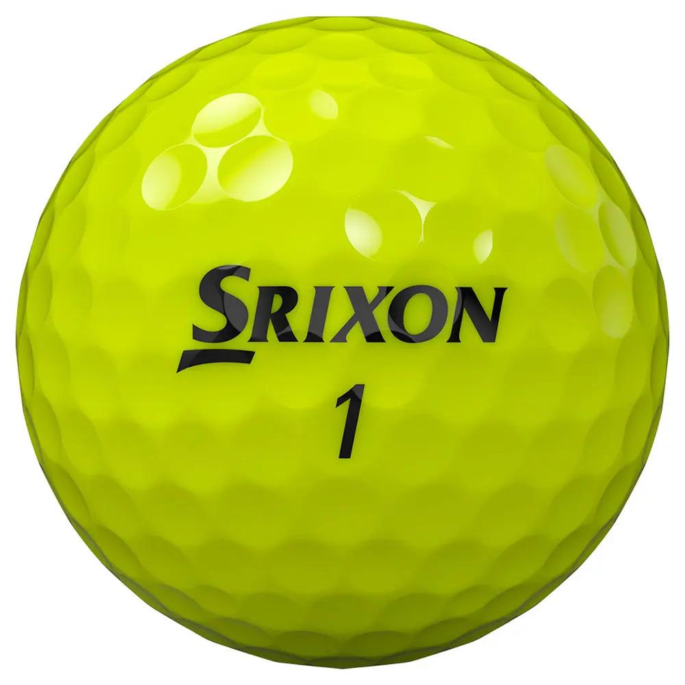 Boîte de 12 Balles de Golf Srixon Z-Star Jaune New – Image 3