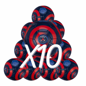 10 Ballons de Football PSG Embossed